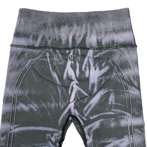 LULULEMON Ebb to Street Tight Sz 4 Stone Wash Graphite Grey - Picture 8 of 9